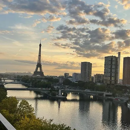 Vue Tour Eiffel 16 Eme アパート *