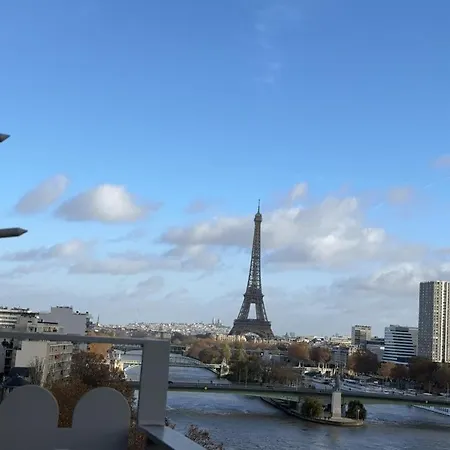 Vue Tour Eiffel 16 Eme Apartmán Paříž
