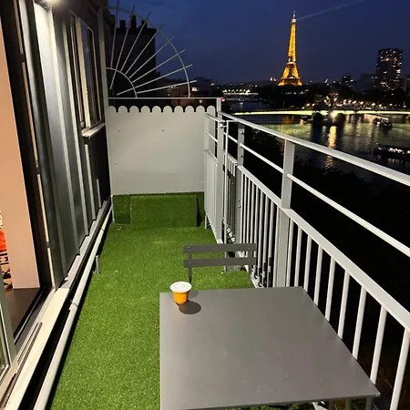 Vue Tour Eiffel 16 Eme Apartmán Paříž
