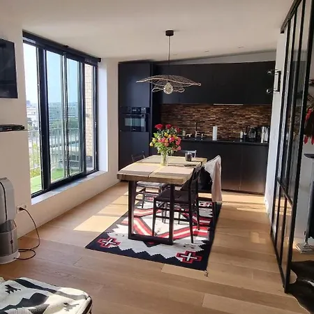 Vue Tour Eiffel 16 Eme アパート パリ