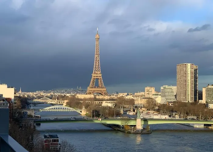 Vue Tour Eiffel 16 Eme Parijs
